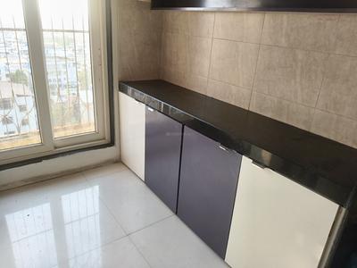 Kitchen Image of 1100 Sq.ft 2 BHK Apartment / Flat for rent in Proviso Sai Proviso Aashlesha, Kopar Khairane Navi Mumbai for Rs. 60000