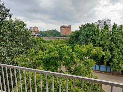Balcony Image of 1500 Sq.ft 3 BHK Apartment / Flat for rent in Deepali Nagar Nashik for Rs. 18000