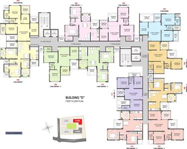 Image of 1625 Sq.ft 3 BHK Apartment / Flat for sale in Rama Metro Life Ultima Residences, Tathawade, Pune for Rs. 14200000