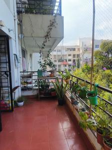 Balcony Image of 1100 Sq.ft 2 BHK Apartment / Flat for rent in Kothrud Pune for Rs. 45000