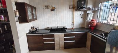 Kitchen Image of 1100 Sq.ft 2 BHK Apartment / Flat for sale in Khodiyar Colony Jamnagar for Rs. 4500000