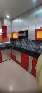 Kitchen Image of 1257 Sq.ft 3 BHK Apartment / Flat for rent in Space Clubtown Heights, Belghoria Kolkata for Rs. 33000