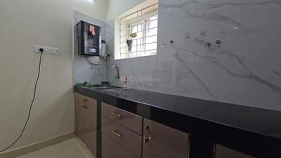 Kitchen Image of 760 Sq.ft 1 BHK Apartment / Flat for rent in Kondapur Hyderabad for Rs. 28500