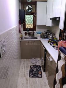 Kitchen Image of 650 Sq.ft 2 BHK Builder Floor for rent in Nawada New Delhi for Rs. 16000