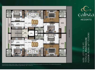 Image of 2775 Sq.ft 4 BHK Builder Floor for sale in Vasundhara, Ghaziabad for Rs. 16600000