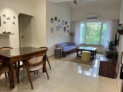 Hall Image of 1000 Sq.ft 2 BHK Apartment / Flat for rent in Panjim Goa for Rs. 60000