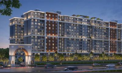 Floor Plan Image of 1350 Sq.ft 3 BHK Apartment / Flat for sale in Jhamtani Ace Abode, Kiwale Pune for Rs. 12500000