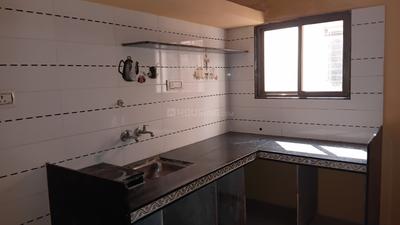 Kitchen Image of 480 Sq.ft 1 BHK Builder Floor for rent in Dindoli Surat for Rs. 7000