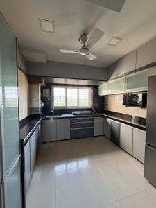 Kitchen Image of 1200 Sq.ft 2 BHK Apartment / Flat for rent in Sagar Darshan Towers, Nerul Navi Mumbai for Rs. 100000