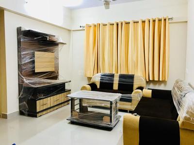 Hall Image of 600 Sq.ft 1 BHK Apartment / Flat for rent in Godrej Garden City, Gota Ahmedabad for Rs. 17500