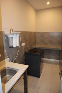Kitchen Image of 620 Sq.ft 1 RK Studio for rent in Sunder Luxury Floors, Sector 40 Gurgaon for Rs. 28000