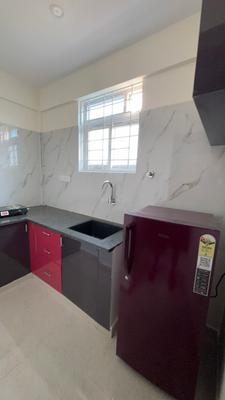 Kitchen Image of 450 Sq.ft 1 BHK Apartment / Flat for rent in Bommanahalli Bengaluru for Rs. 25000