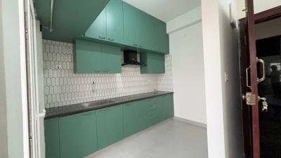 Kitchen Image of 654 Sq.ft 1 BHK Apartment / Flat for rent in K R Puram Bengaluru for Rs. 20000