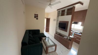 Living Room Image of 550 Sq.ft 2 BHK Apartment / Flat for rent in Pivotal Riddhi Siddhi, Sector 99 Gurgaon for Rs. 27000