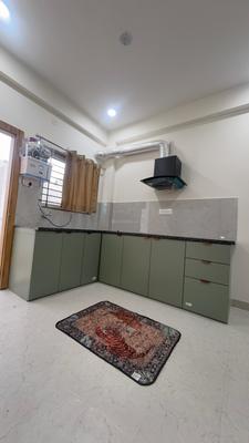 Kitchen Image of 650 Sq.ft 1 BHK Apartment / Flat for rent in Mahalakshmi Nagar Indore for Rs. 23500