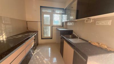 Kitchen Image of 1200 Sq.ft 2 BHK Apartment / Flat for rent in L And T Seawoods Residences, Seawoods Navi Mumbai for Rs. 75000