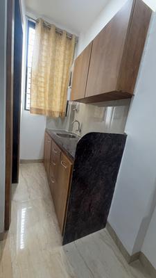 Kitchen Image of 200 Sq.ft 1 RK Apartment / Flat for rent in Mahalakshmi Nagar Indore for Rs. 15000
