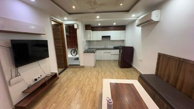 Living Room Image of 600 Sq.ft 1 BHK Independent House for rent in DLF Phase 3 Gurgaon for Rs. 30000