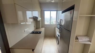 Kitchen Image of 600 Sq.ft 1 BHK Apartment / Flat for rent in Hiranandani Maple A B and C Wing, Powai Mumbai for Rs. 51900