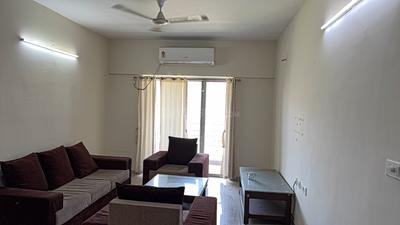 Living Room Image of 1850 Sq.ft 3 BHK Apartment / Flat for rent in Adani The Meadows, Shantigram Ahmedabad for Rs. 44000