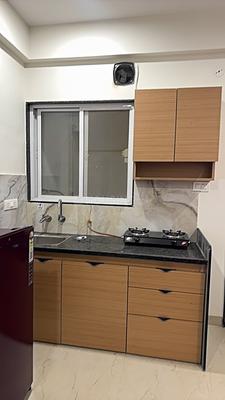 Kitchen Image of 650 Sq.ft 1 RK Apartment / Flat for rent in IDA Scheme No 134 Indore for Rs. 12000