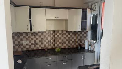 Kitchen Image of 1024 Sq.ft 2 BHK Apartment / Flat for rent in Mahagun Mantra, Noida Extension Greater Noida for Rs. 17000