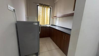 Kitchen Image of 1500 Sq.ft 1 BHK Apartment / Flat for rent in Mahalakshmi Nagar Indore for Rs. 19000