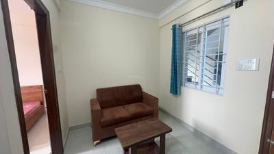 Living Room Image of 500 Sq.ft 1 BHK Apartment / Flat for rent in BTM Layout Bengaluru for Rs. 24997