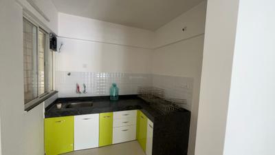Kitchen Image of 800 Sq.ft 2 BHK Apartment / Flat for sale in Majestique Manhattan, Wagholi Pune for Rs. 4500000