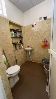 Bathroom Image of 300 Sq.ft 1 BHK Builder Floor for rent in Narendra Nagar Jaipur for Rs. 13500
