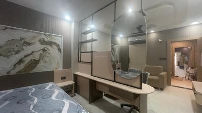 Bedroom Image of 1000 Sq.ft 1 BHK Builder Floor for rent in Sector 46 Gurgaon for Rs. 38000