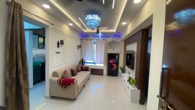 Living Room Image of 430 Sq.ft 1 BHK Apartment / Flat for rent in Taloja Navi Mumbai for Rs. 25000