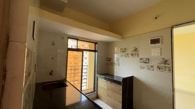 Kitchen Image of 660 Sq.ft 1 BHK Apartment / Flat for rent in Frenny Platinum Tower, Vasai East Vasai for Rs. 10000