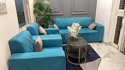 Living Room Image of 659 Sq.ft 1 BHK Builder Floor for rent in Palam Vihar Gurgaon for Rs. 22000