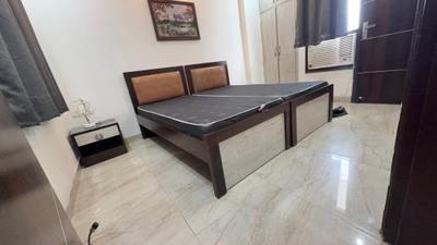 Bedroom Image of 550 Sq.ft 1 BHK Builder Floor for rent in Sector 57 Gurgaon for Rs. 37500