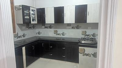 Kitchen Image of 1250 Sq.ft 2 BHK Builder Floor for rent in Shivaji Puram Lucknow for Rs. 16000