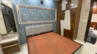Bedroom Image of 1000 Sq.ft 3 BHK Builder Floor for rent in Dwarka Mor New Delhi for Rs. 28000