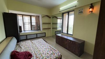 Bedroom Image of 575 Sq.ft 1 BHK Apartment / Flat for rent in Ajmera Bhakti Park, Wadala East Mumbai for Rs. 47000