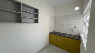 Kitchen Image of 600 Sq.ft 1 BHK Apartment / Flat for rent in Thanisandra Bengaluru for Rs. 19000