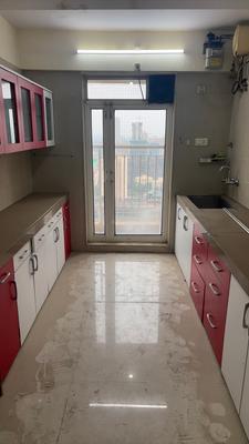 Kitchen Image of 920 Sq.ft 2 BHK Apartment / Flat for rent in Dosti Imperia, Thane West Thane for Rs. 55000