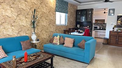 Living Room Image of 2000 Sq.ft 3 BHK Apartment / Flat for sale in Vasant Kunj New Delhi for Rs. 35000000