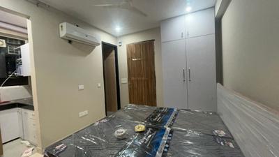 Bedroom Image of 700 Sq.ft 1 RK Builder Floor for rent in Sector 57 Gurgaon for Rs. 25000