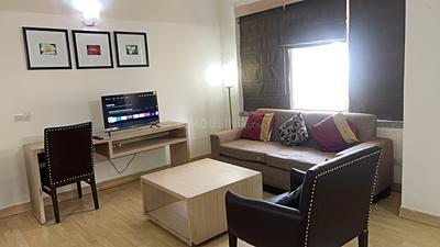 Living Room Image of 671 Sq.ft 1 RK Studio for rent in Assotech Cabana, Indirapuram Ghaziabad for Rs. 25500