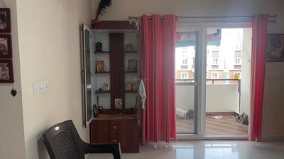 Living Room Image of 1300 Sq.ft 3 BHK Apartment / Flat for rent in Disha Courtyard, Whitefield Bengaluru for Rs. 52000