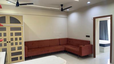 Living Room Image of 1000 Sq.ft 2 BHK Apartment / Flat for rent in Shree Narayan Exotica, Memnagar Ahmedabad for Rs. 35000