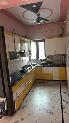 Kitchen Image of 1184 Sq.ft 2 BHK Builder Floor for rent in Renaissance Coral Spring Ext, Abdullapur Meerut for Rs. 10000