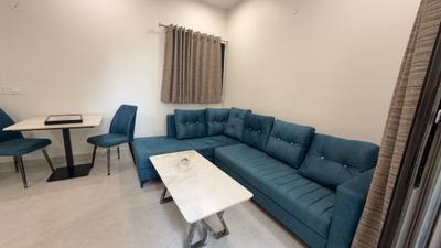 Living Room Image of 700 Sq.ft 1 BHK Builder Floor for rent in Nipania Indore for Rs. 18500