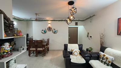 Living Room Image of 975 Sq.ft 2 BHK Apartment / Flat for sale in Dosti West County Phase 2 Dosti Cedar, Thane West Thane for Rs. 15500000
