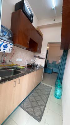Kitchen Image of 585 Sq.ft 1 BHK Apartment / Flat for rent in Amrapali Dream Valley 2, Noida Extension Greater Noida for Rs. 23000