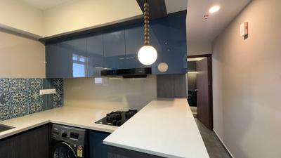 Kitchen Image of 556 Sq.ft 1 BHK Apartment / Flat for rent in Eroor Kochi for Rs. 30000